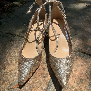 Badgley Mischika Gold Heel